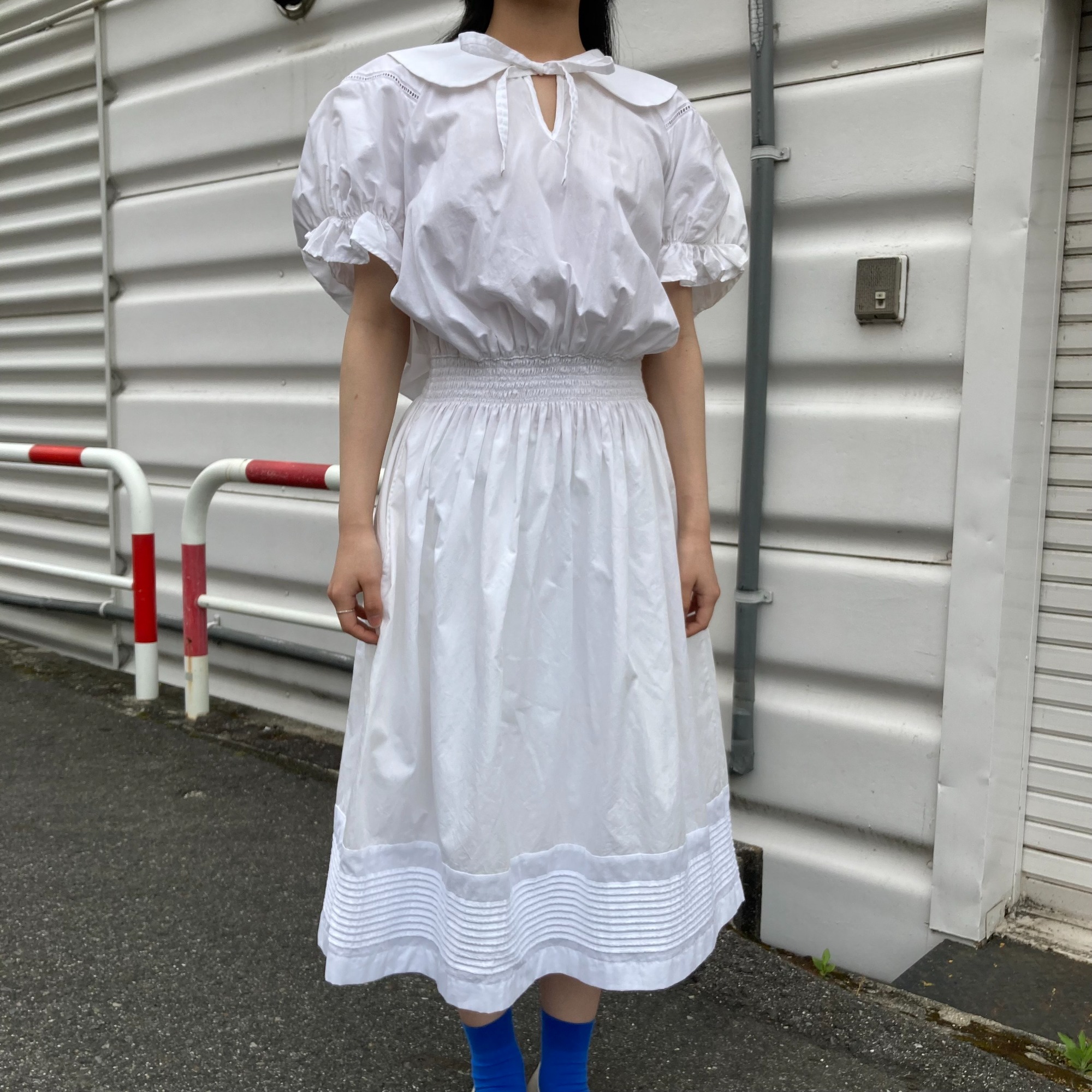 トリココムデギャルソン　ロングワンピース　リボン　花柄　光沢 tricot COMME des GARCONS】よりリボンワンピースが入荷致しました