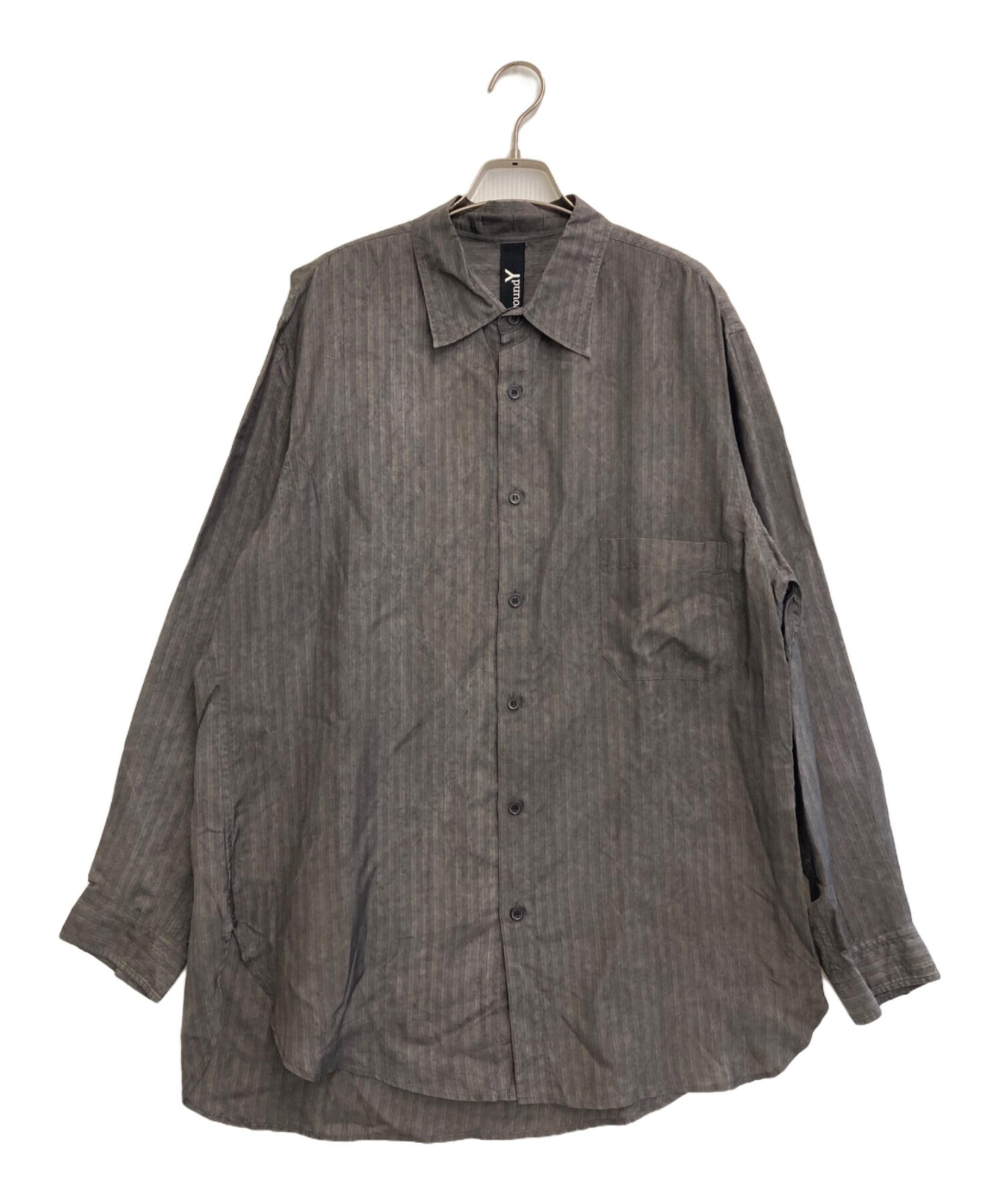 GROUND Y / グラウンドワイ】24AW ストライプキュプラシャツが買取入荷