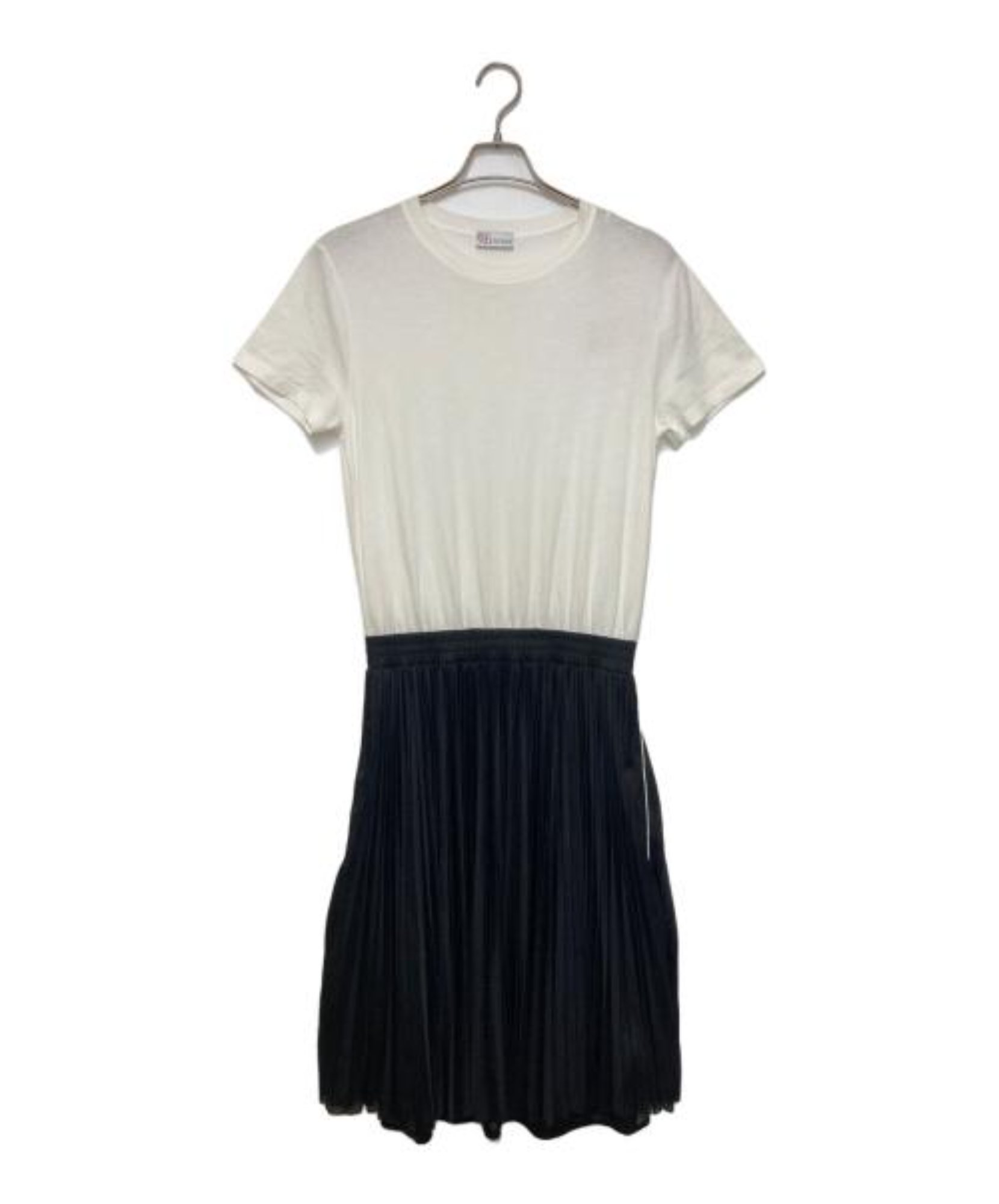 RED VALENTINO チュールスカート　スウェットワンピース RED VALENTINO / レッドヴァレンティノ】プリーツスカート切替