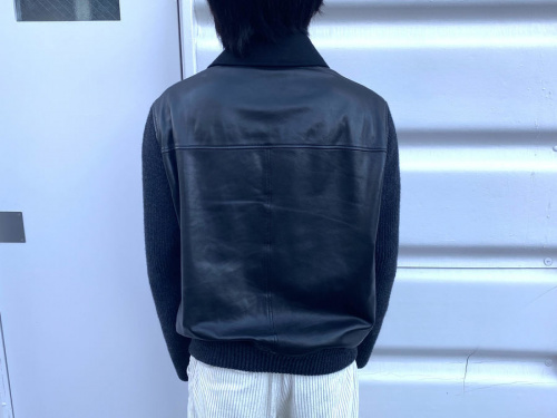 レザージャケットのメンズ