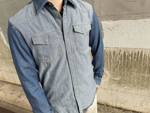 メゾンマルジェラのデニムシャツ