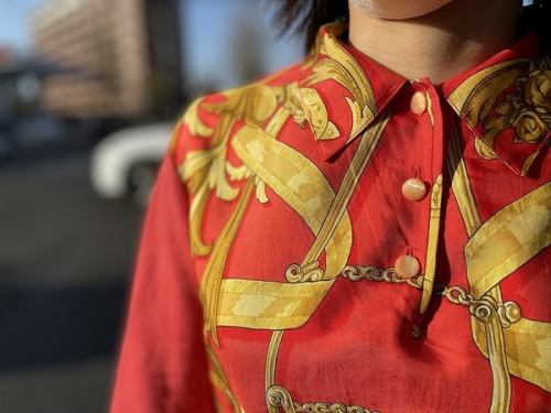 エルメスのシルクニット