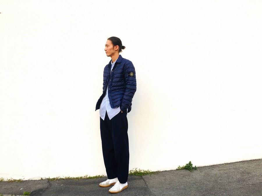 STONE ISLAND(ストーンアイランド)＊】ダウンシャツジャケット・MICRO