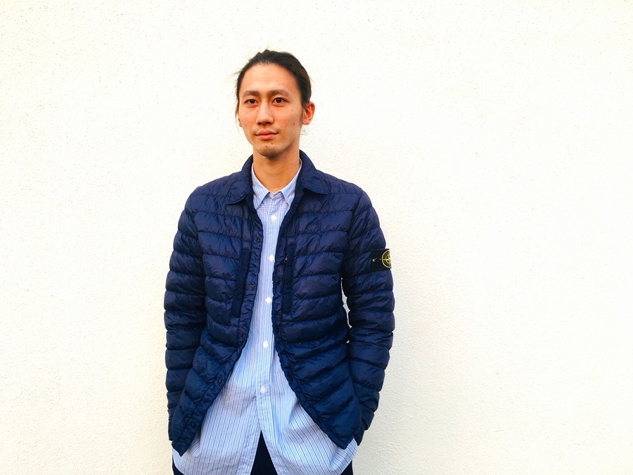 STONE ISLAND(ストーンアイランド)＊】ダウンシャツジャケット・MICRO