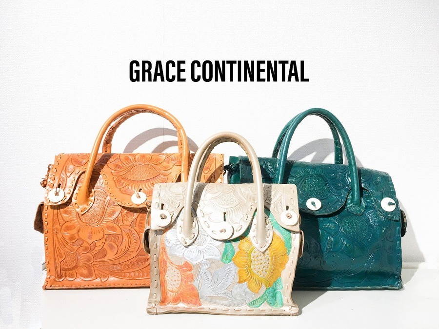 GRACE CONTINENTAL　カービングバッグ