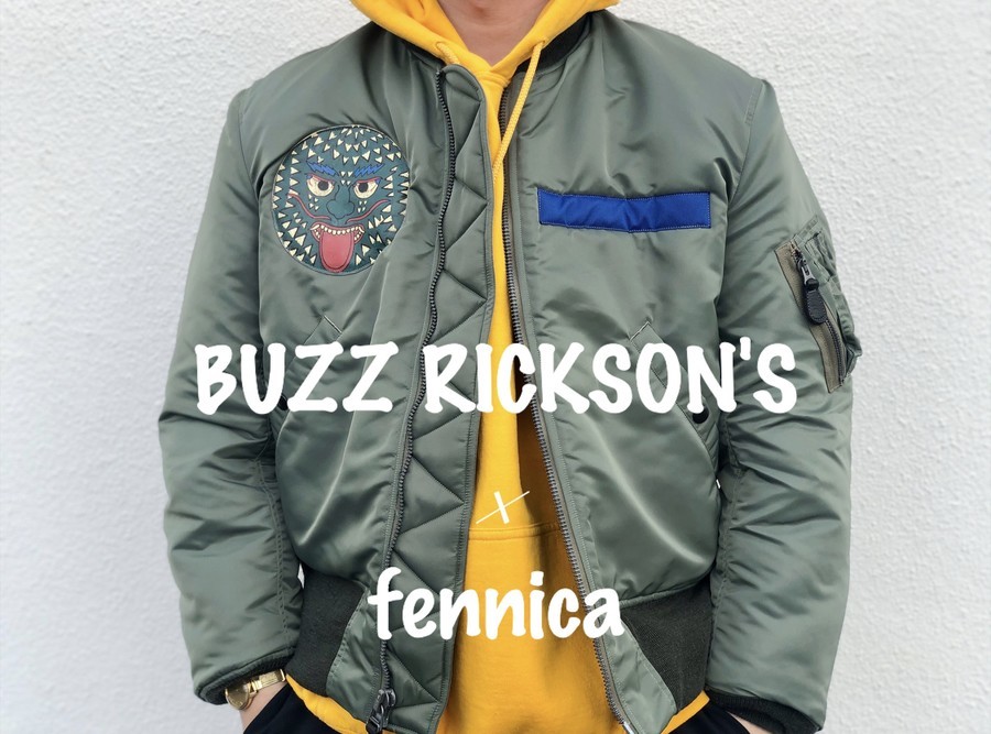 Buzz Ricksons×fennica/バズリクソン×フェニカ＊】BEAMS別注MA-1 