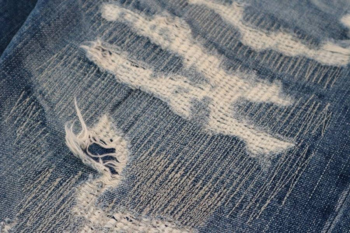 デニムのリペア