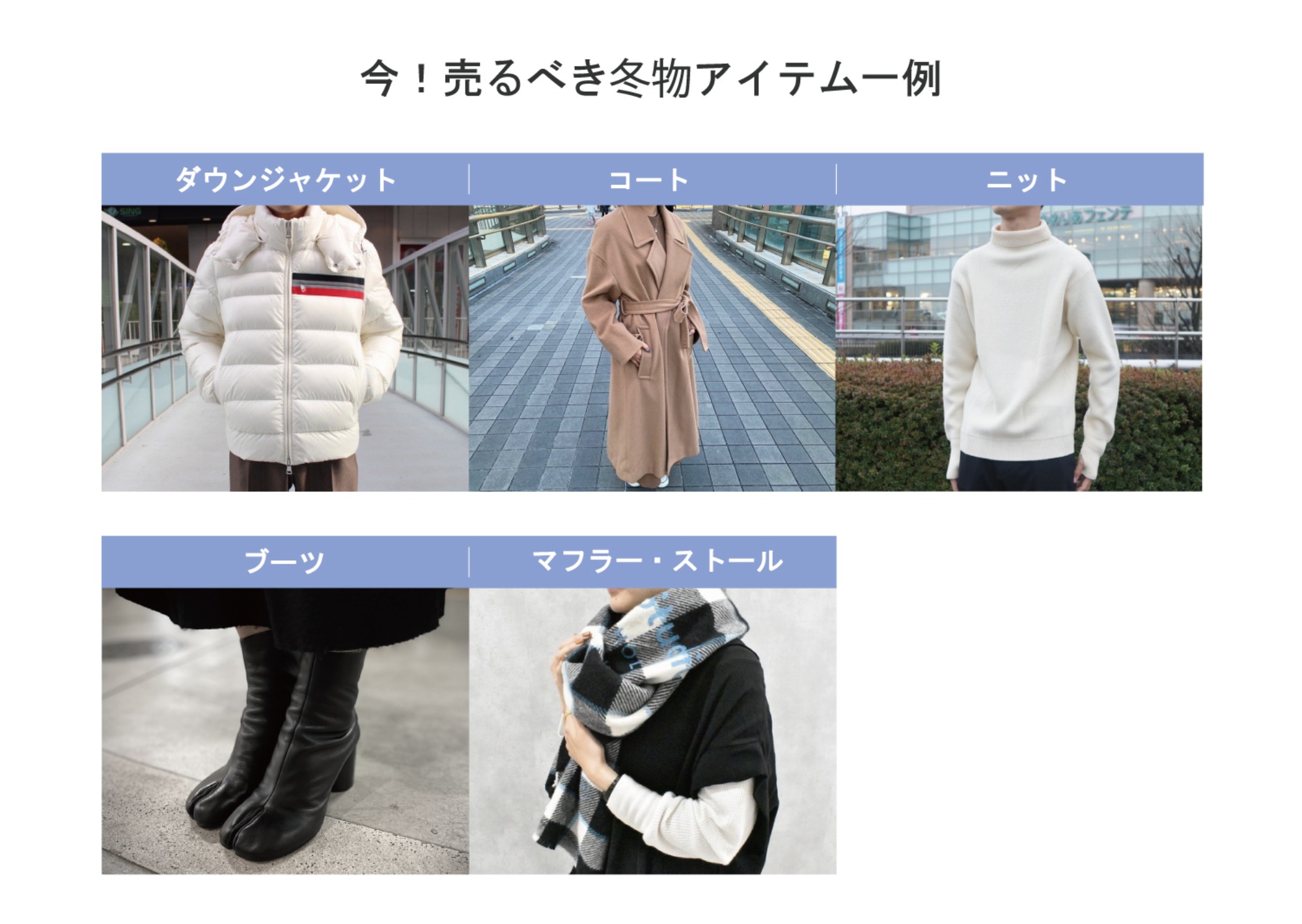 冬物売るなら、今！[2023.11.16発行]｜洋服や古着の買取を行うトレ 