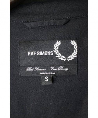 RAF SIMONS × FRED PERRY スィングトップ XS 黒