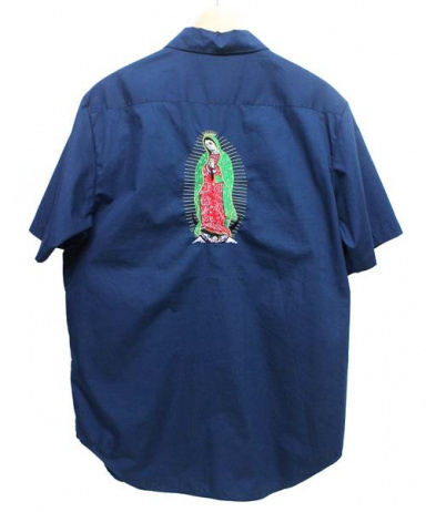買取・査定情報 SUPREME(シュプリーム)マリア刺繍半袖ワークシャツ 