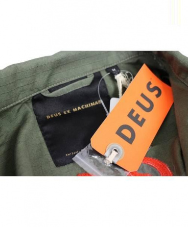 J04321新品 DEUS EX MACHINA ミリタリーシャツジャケット：L
