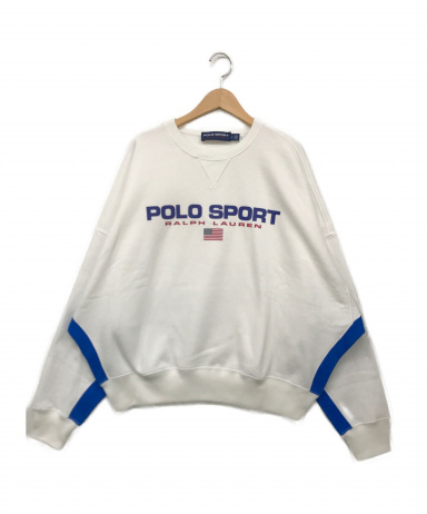 ポロスポーツ　POLO SPORT デカロゴ　スウェット　ホワイト