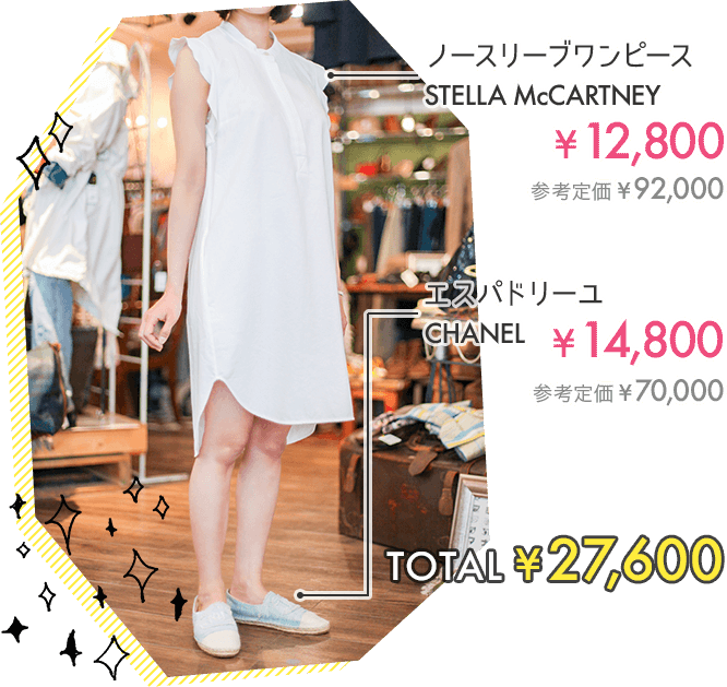 コーディネート2 トータル27,600円