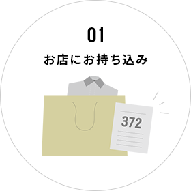 お店にお持ち込み