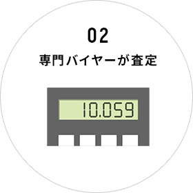 専門バイヤーが査定