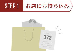 お店にお持ち込み